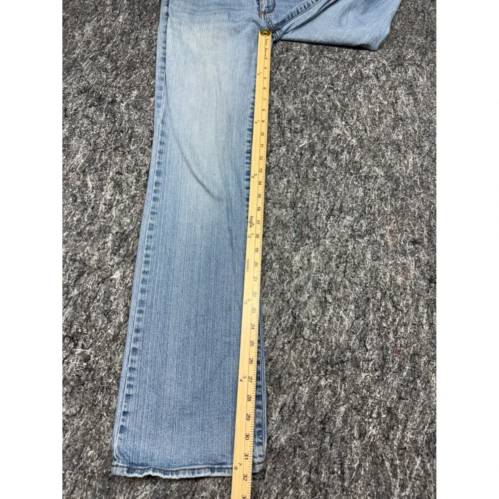 Bullhead Laguna Bootcut Jeans Light Wash Low Rise Size 7 Long Stretch Denim - Picture 3 of 15